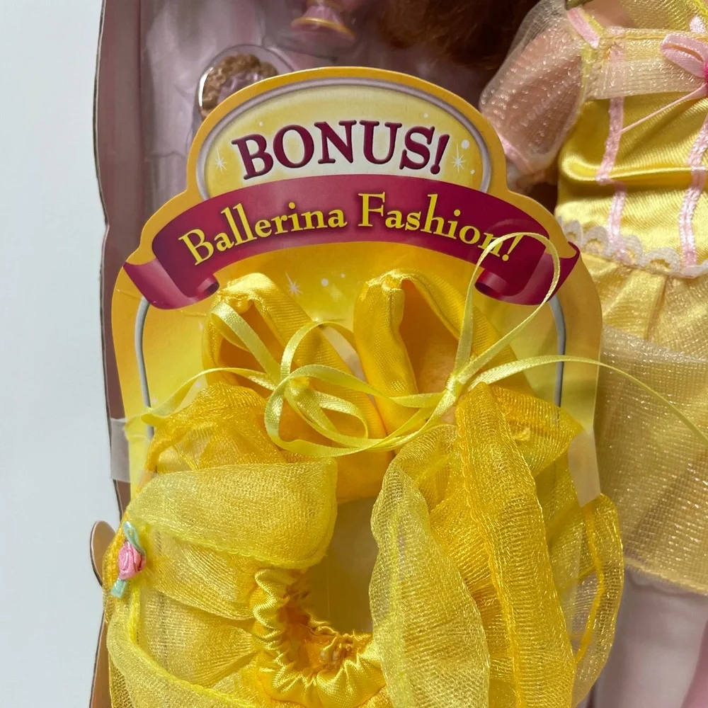 Rare Disney Belle Beauty & The Beast Doll Tea Party Before Once Upon A Time Y2K
